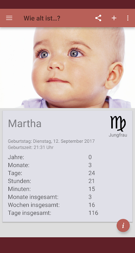How old is? Screen 3