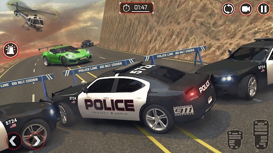 US Police Car Chase Games Sim Mod APK (Unlimited Money) 4