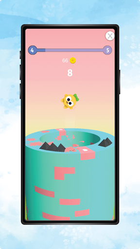 Android application Ball Drop Stack 3D :Crash Jump screenshort