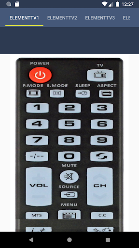 Element TV Remote Screenshot 2 - AppWisp.com