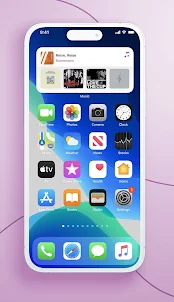 iPhone 15 icon pack, launcher