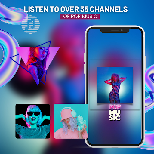 Android application Pop Music screenshort