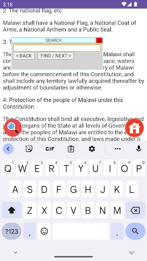 Constitution of Malawi Screen 2