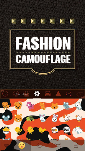fashioncamo Keyboard Theme Screen 2