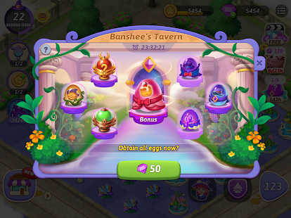 Merge Witches-Match Puzzles Screenshot