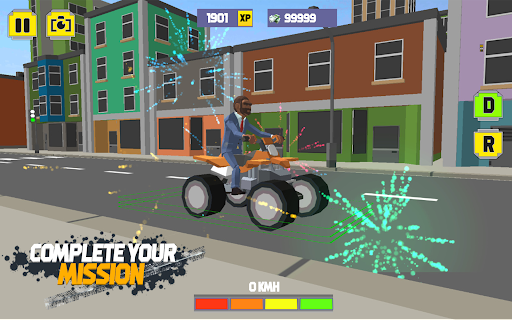 ATV QuadBike Driver Crazy Town screenshot 11