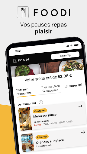 Android application Foodi screenshort