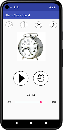 Android application Alarm Clock Sound screenshort