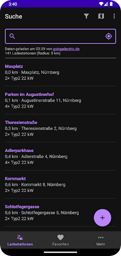 E-Ladestationen Screen 2