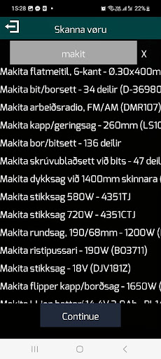 Tagge Screen 2