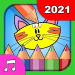 Cover Image of Download Kids Coloring book with Voices  APK