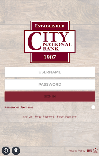 Android application CNB-Metro Mobile Banking screenshort