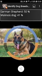 Capture d'écran d'identifier les races de chiens Pro