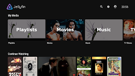 screenshot of Jellyfin for Android TV
