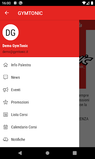 GymTonic Screen 2