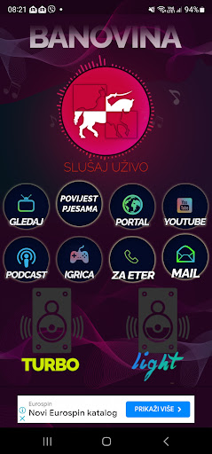 Android application Radio Banovina screenshort