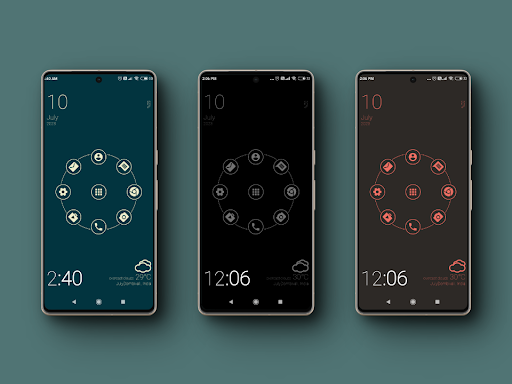 Android application A22 Theme for KLWP screenshort