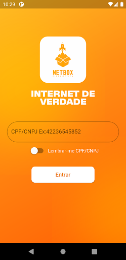 Android application NETBOX screenshort