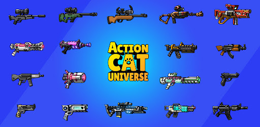 Action Cat: Roguelike Shooting Mod Apk 1.22 Gallery 0