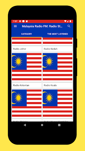 Android application Radio Malaysia + Radio FM & AM screenshort