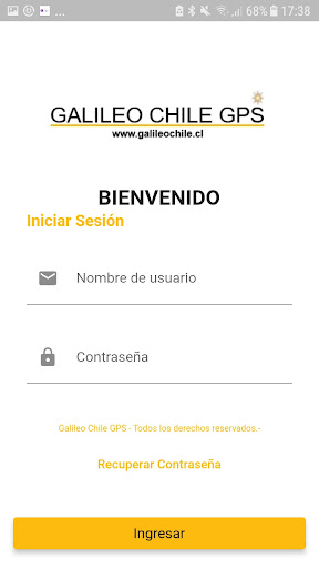 Android application GALILEO CHILE GPS screenshort