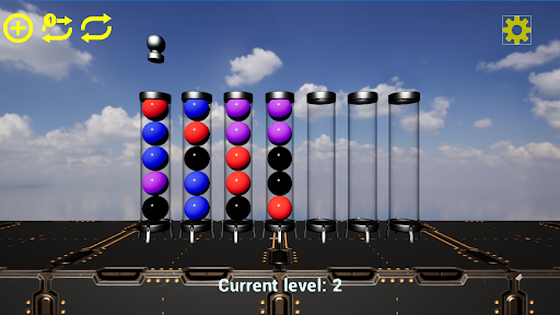 Android application Ball Sort 3D screenshort