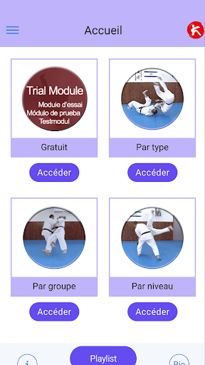 Aperçu de l'application