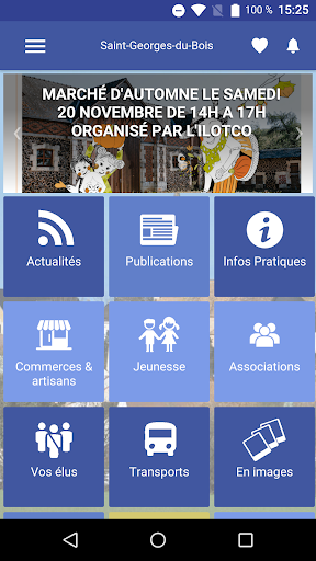 Android application Saint-Georges-du-Bois screenshort