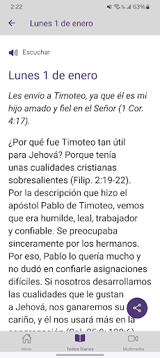 Texto Diario 2025 screenshot 9