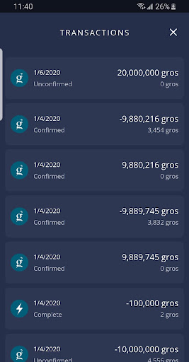 Android application GRS Lightning screenshort