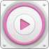 PlayerPro Cloudy Pink Skin4.3