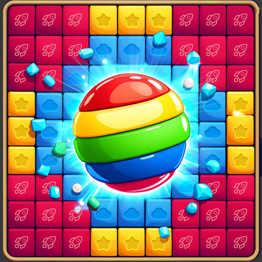 Toon Block Blast Toys: Match 3 Logo