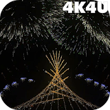 4K Fireworks Video Live Wallpaper icon
