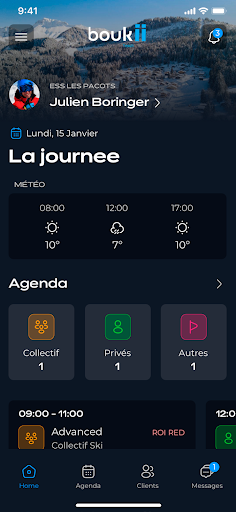 Android application Boukii Teach screenshort