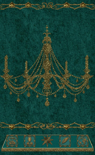 Turquoise Gold Chandelier Go L Screen 2