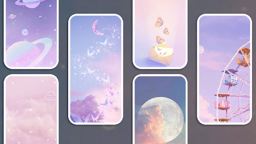 Android application Pastel Dreamy Wallpaper screenshort