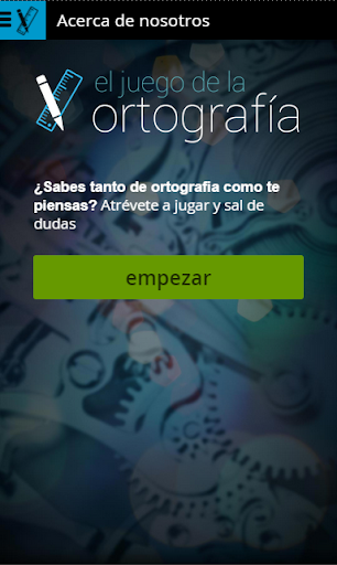 Android application El juego de la ortografía screenshort