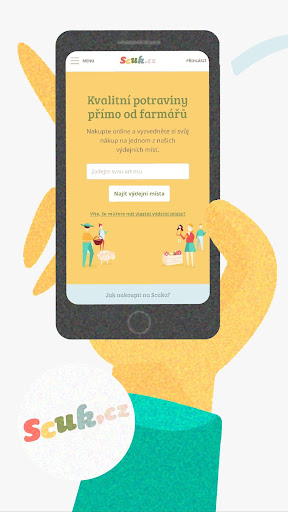 Android application Scuk.cz: K farmářům blíž screenshort