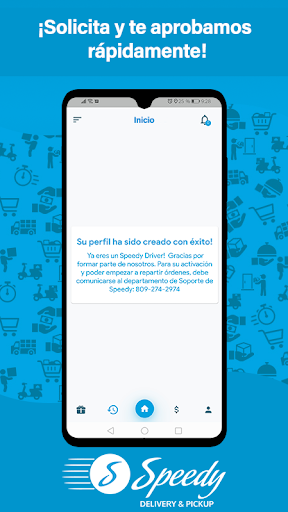 Android application GoServices Rider: Gana más! screenshort