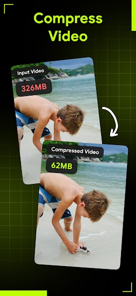 Compress Video - Shrink Video 1.1 APK + Mod (Unlimited money) إلى عن على ذكري المظهر