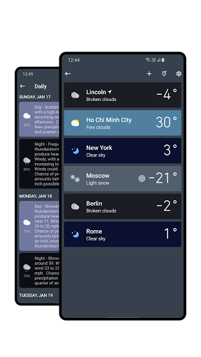 Sunrise: Weather & Radar Maps Screen 3
