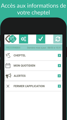 Android application Synel Bovin screenshort