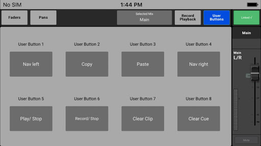 TouchMix-8/16 Control Screen 2
