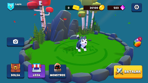 Android application Planet Park Battle screenshort