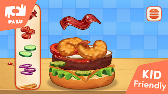 Game screenshot Burger Maker Kids Cooking Game hack