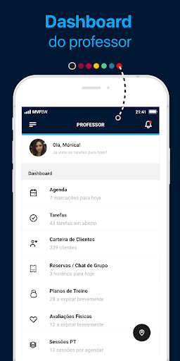 Android application Sports GO Staff screenshort