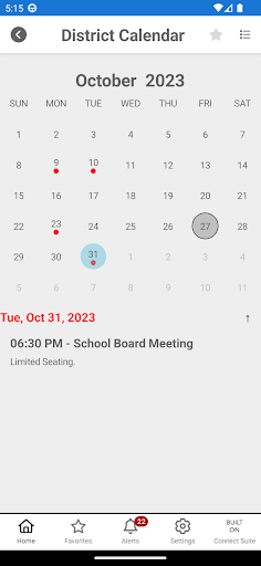 Hooker Schools Connect Screenshot