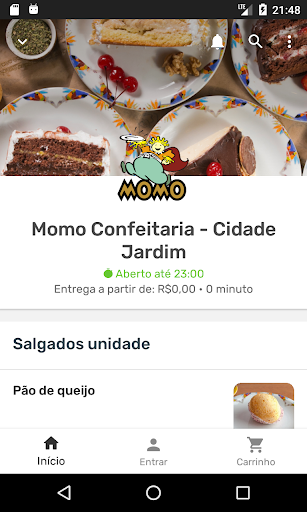 Momo Confeitaria Delivery Screen 2