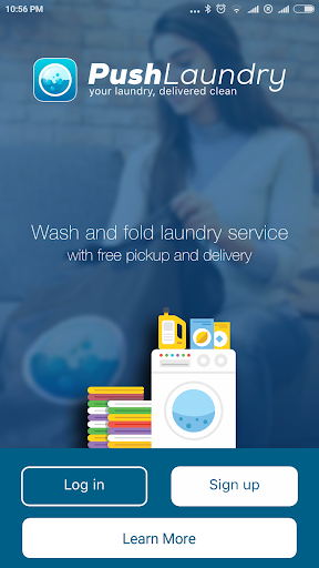Android application Push Laundry screenshort