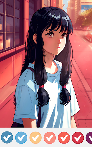 Anime Manga Colorar per numeri screenshot 3